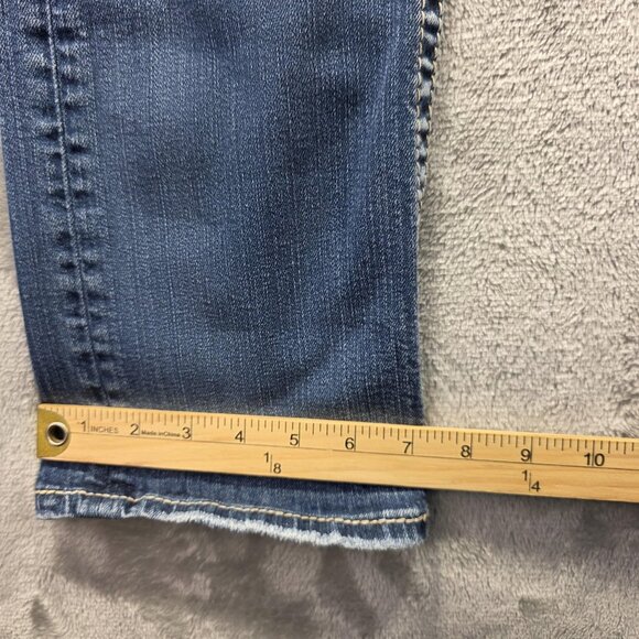 Silver Jeans Co Jeans Womens 32x33 Aiko Baby Boot Stretch Embroidery Bootcut - Picture 11 of 11